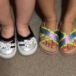 Faded glory size 3  bundle baby tennis shoes